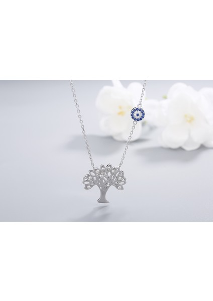 S925 Gümüş Şanslı Hayat Ağacı Aşk Kalp Kolye Kadın Kızı Kız Arkadaşı Için (Yurt Dışından) fırsatları