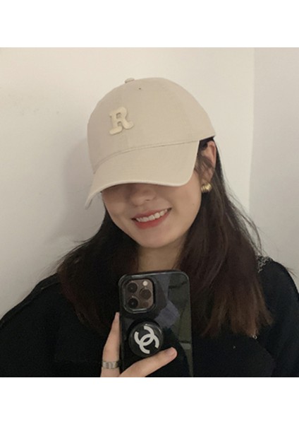 Erkek Klasik Logo Ayarlanabilir Beyzbol Şapkası(Bej) (Yurt Dışından) modelleri