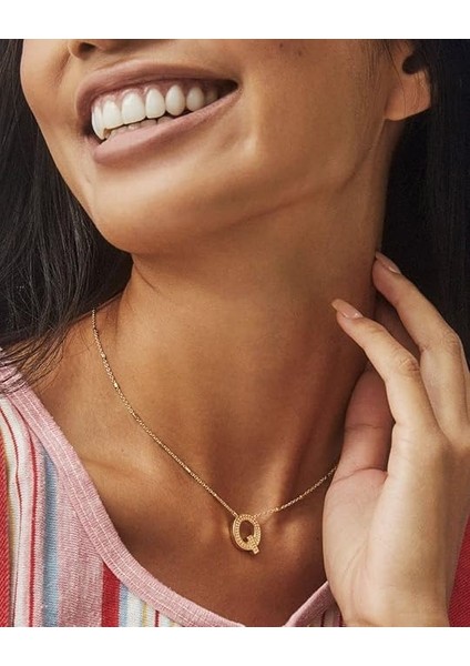 Az Kadın Kolye Kolye, Moda Takılar, 14 Ayar Altın Kaplama Pirinç Q (Yurt Dışından) modelleri