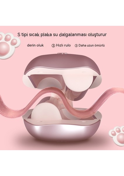 Yumurta Rulosu Kafalı Kıvırma Çubuğu Su Dalgalı 32 mm Büyük Bukleler, Uzun Ömürlü Şekillendirme, Saça Zarar Vermez, Tembel Insanlar Için Büyük Dalgalı Kedi Pençeleri (Yurt Dışından)