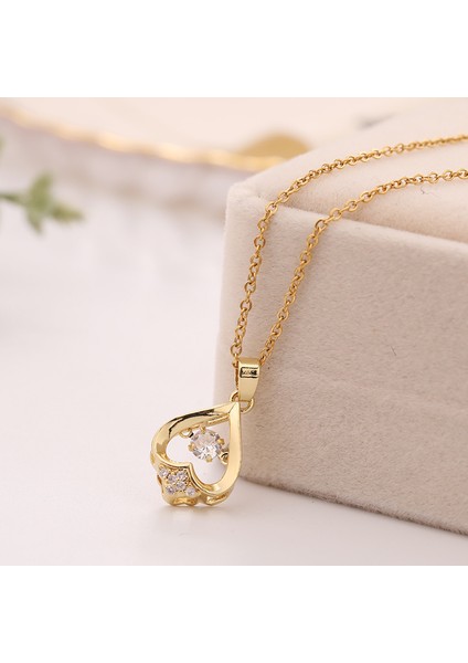 Yeni Titanyum Çelik Kolye Moda Basit Küçük Tasarım Kolye (Yurt Dışından)