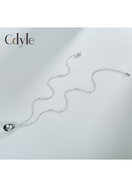 Romantik Sevgililer Yeni Yıl Hediyesi Mücevher Kolye, Kadınlar Için Kristal Kolye Kolye Takı Kadınlar Için Birthstone Kolye, Kara Meleğin Gözyaşları (Yurt Dışından) fırsatları