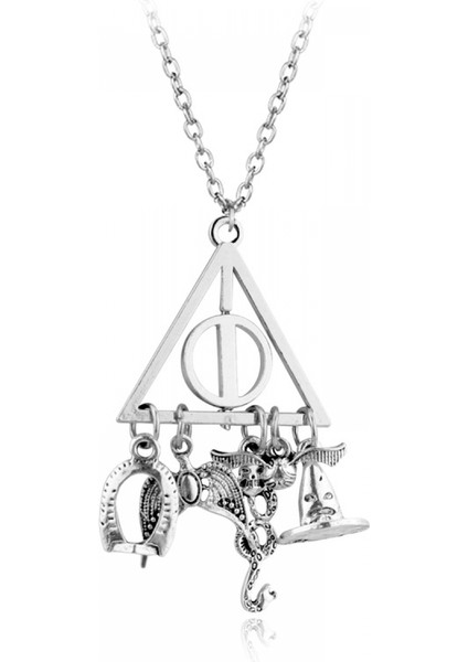 Harry Potter Zaman Zaman Dönüştürücü Kum Saati Kolye (Yurt Dışından)