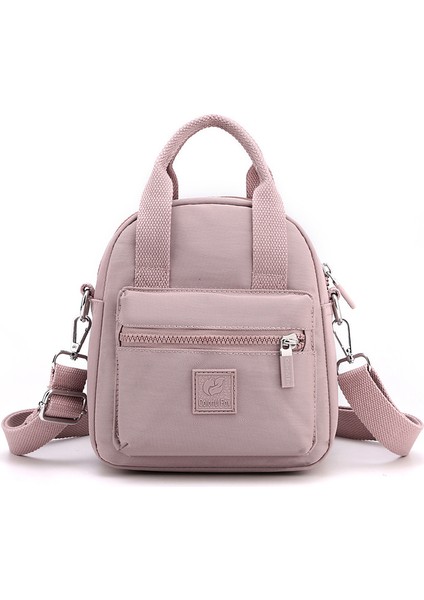 Kadınların Şık Omuz Çantası, Su Geçirmez Naylon Çapraz Çanta, Rahat ve Çok Yönlü Cep Telefonu Sırt Çantası (Yurt Dışından)