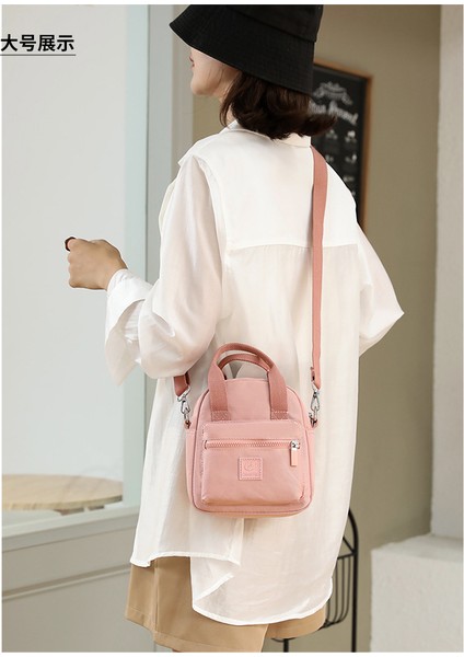 Kadınların Şık Omuz Çantası, Su Geçirmez Naylon Çapraz Çanta, Rahat ve Çok Yönlü Cep Telefonu Sırt Çantası (Yurt Dışından) indirimleri