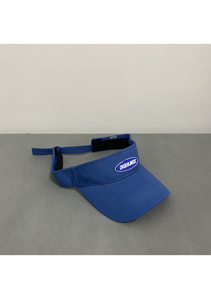 Boş Silindir Şapka Kadın Yaz Mektup Nakış Güneş Koruyucu Güneşlik Açık Doruğa Kap Erkekler (Lacivert) (Yurt Dışından)