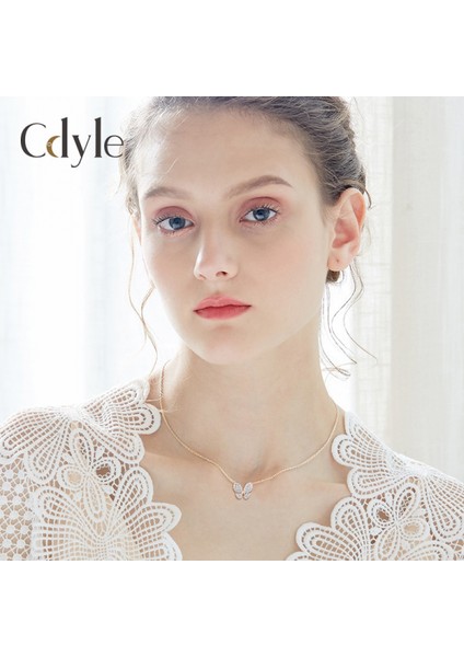 Romantik Sevgililer Yeni Yıl Hediyesi Mücevher Kolye, Kadınlar Için Kristal Kolye Kolye Takı Kadınlar Için Birthstone Kolye, Kelebek (Yurt Dışından) fiyatları