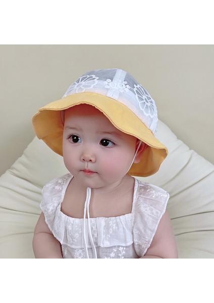 Bebek Güneş Şapkası Yaz Prenses Örgü Nefes Balıkçı Şapkası Bebek Kız Sevimli Süper Sevimli Güneş Koruyucu Güneş Şapkası, Yeşil (Yurt Dışından) fırsatları