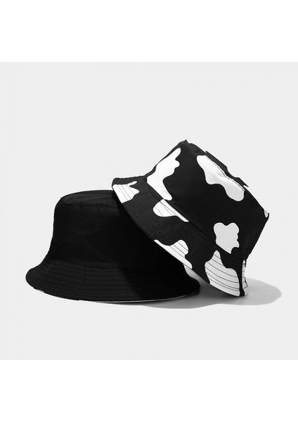 Kova Şapka Plaj Balıkçı Şapkaları Güneş Şapkası Kadın Erkek Geri Dönüşümlü Çift Taraflı Aşınma (Yurt Dışından) modelleri