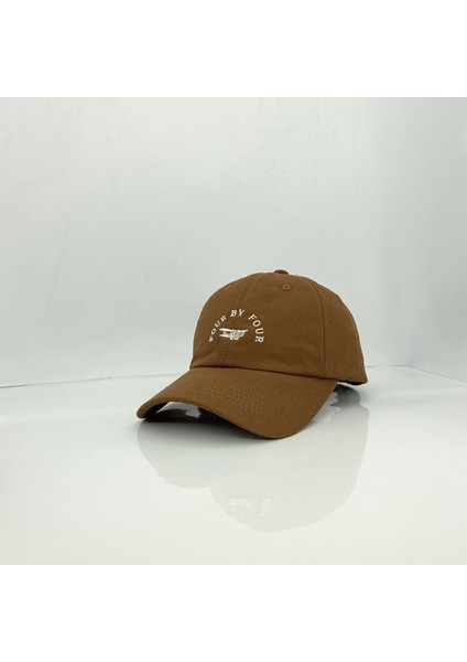 Şapka Kadın Mektup Uçak Nakış Bahar ve Yaz Gölge Tüm Maç Rahat Beyzbol Şapkası Erkekler (Kahverengi) (Yurt Dışından)