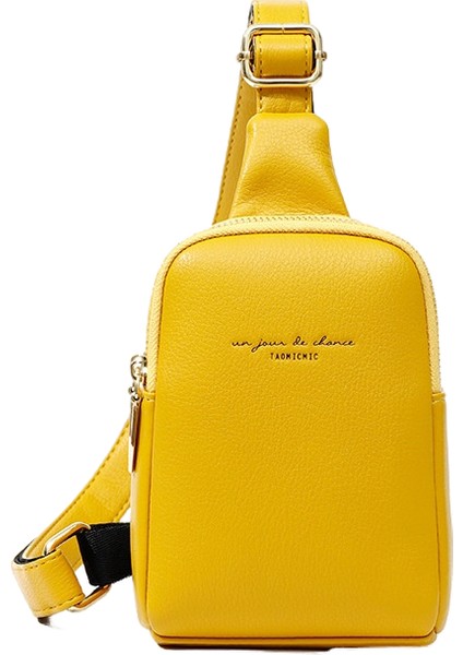 Moda Bayanlar Pu Crossbody Çanta Modaya Uygun Ins Göğüs Çantası (Yurt Dışından)