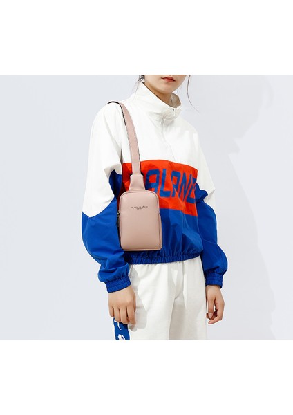 Moda Bayanlar Pu Crossbody Çanta Modaya Uygun Ins Göğüs Çantası (Yurt Dışından)