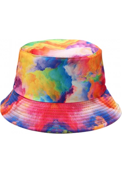 Kadınlar Için Sevimli Kova Şapka Plaj Balıkçı Şapkaları, Çift Taraflı Aşınabilen Unisex (HATC002) (Yurt Dışından)