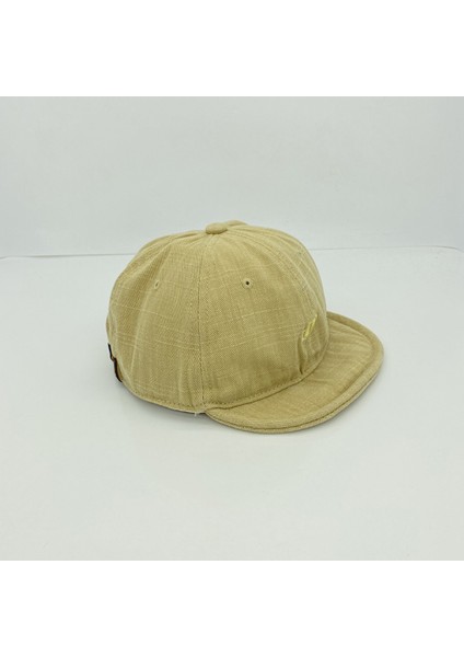 Şapka Kadın Yıkanmış Yumuşak Üst Kısa Kenarlı Sivri Kap Dört Mevsim Evrensel Niş Retro Vahşi Beyzbol Şapkası Erkekler (Haki) (Yurt Dışından)