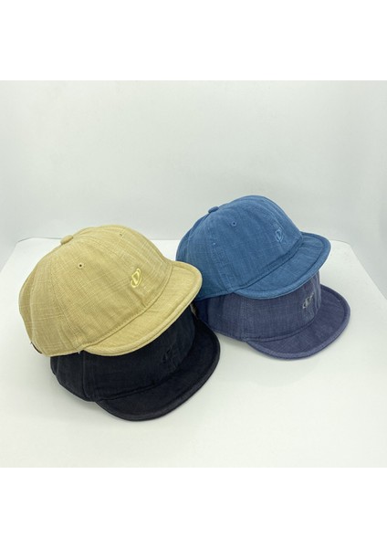 Şapka Kadın Yıkanmış Yumuşak Üst Kısa Kenarlı Sivri Kap Dört Mevsim Evrensel Niş Retro Vahşi Beyzbol Şapkası Erkekler (Haki) (Yurt Dışından) fiyatları