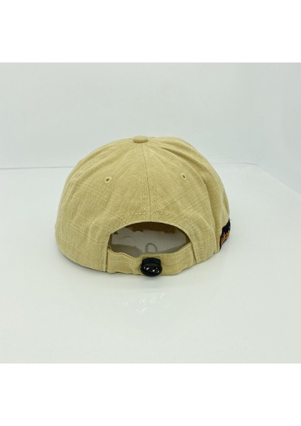 Şapka Kadın Yıkanmış Yumuşak Üst Kısa Kenarlı Sivri Kap Dört Mevsim Evrensel Niş Retro Vahşi Beyzbol Şapkası Erkekler (Haki) (Yurt Dışından) modelleri