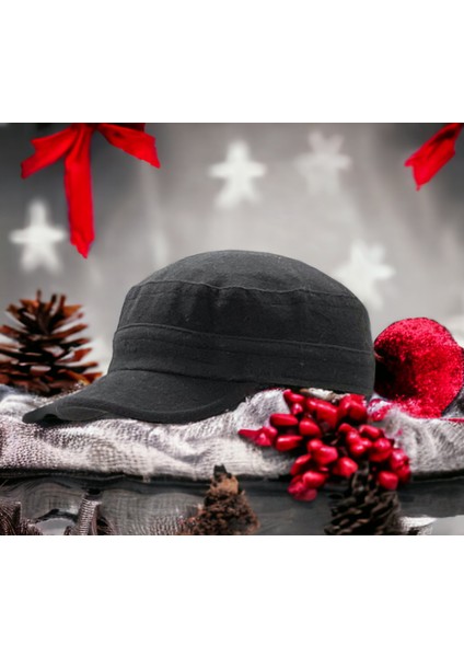 Unisex Kışlık Kaşe Castro Şapka Fidel Castro Şapka Kep