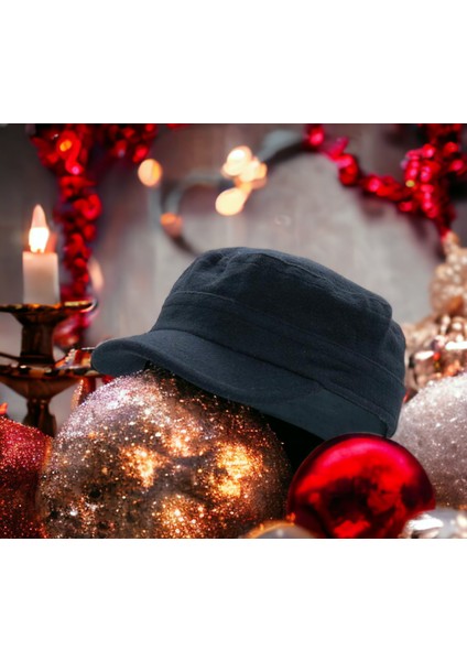 Unisex Kışlık Kaşe Castro Şapka Fidel Castro Şapka Kep