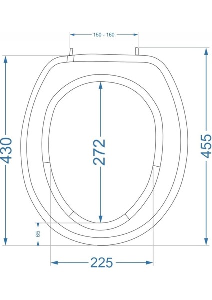 Lüks Sert Kapaklı Yumuşak Süngerli Klozet Kapağı M21 fiyatları