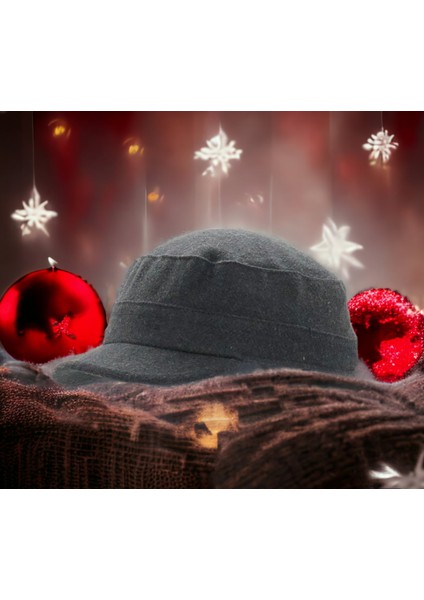 Unisex Kışlık Kaşe Castro Şapka Fidel Castro Şapka Kep