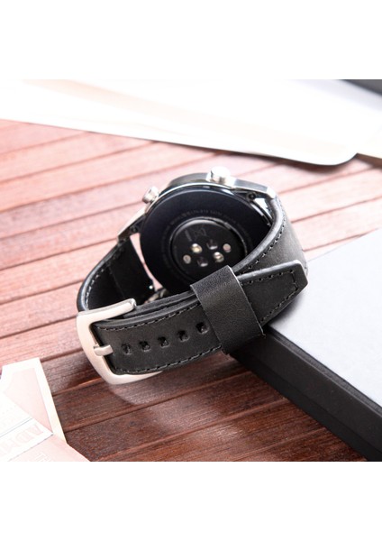 Fossil 20MM 22MM 24MM Deri Kordon FS4656 CH2586 CH2782 FS5132 FS5251 FJR1487 BG1175 Uyumlu Hakiki Deri Kayış Siyah