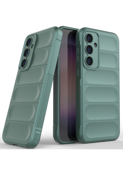 Samsung Galaxy S23 Fe 5g Için Yumuşak Tpu Kaymaz Telefon Kılıfı - Yeşil (Yurt Dışından)