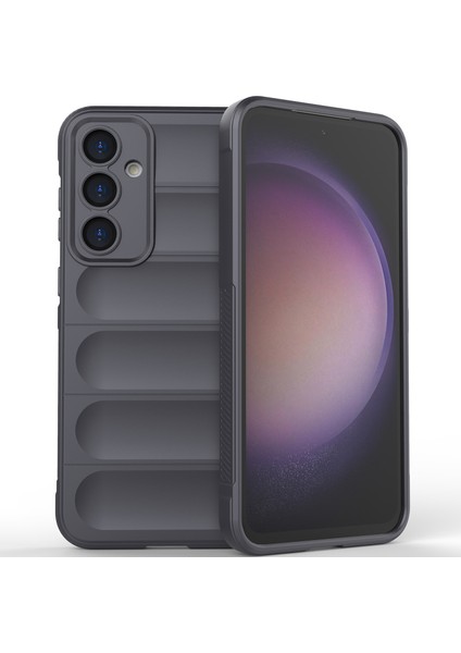 Samsung Galaxy S23 Fe 5g Için Yumuşak Tpu Kaymaz Telefon Kılıfı - Koyu Gri (Yurt Dışından)