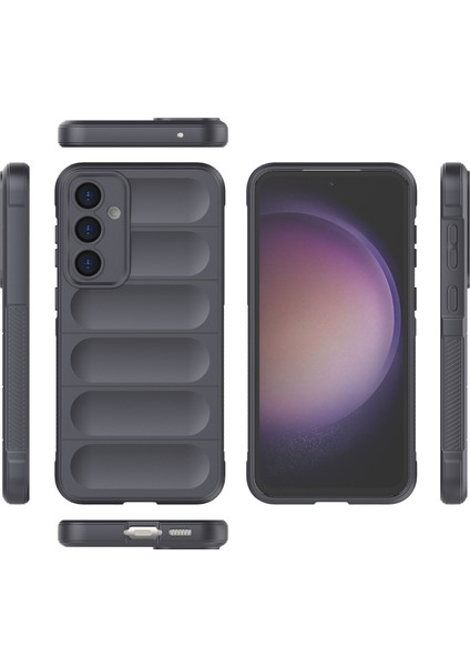 Samsung Galaxy S23 Fe 5g Için Yumuşak Tpu Kaymaz Telefon Kılıfı - Koyu Gri (Yurt Dışından) fırsatları