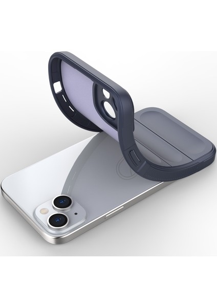 iPhone 15 Plus Için Yumuşak Tpu Kaymaz Telefon Kılıfı - Lacivert (Yurt Dışından)