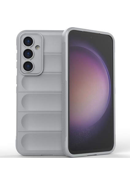 Samsung Galaxy S23 Fe 5g Için Yumuşak Tpu Kaymaz Telefon Kılıfı - Gri (Yurt Dışından)