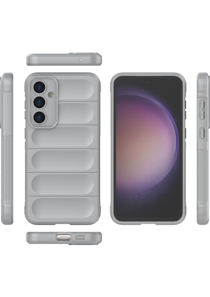 Samsung Galaxy S23 Fe 5g Için Yumuşak Tpu Kaymaz Telefon Kılıfı - Gri (Yurt Dışından) fırsatları