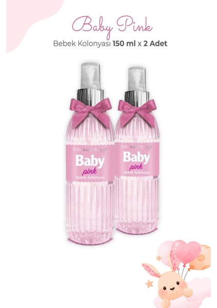 Eyüp Sabri Tuncer Baby Pınk Bebek Kolonyası 150 ml x 2 Adet