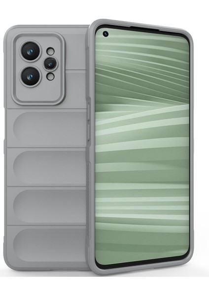 Realme Gt2 Pro Için Yumuşak Tpu Kaymaz Telefon Kılıfı - Gri (Yurt Dışından)