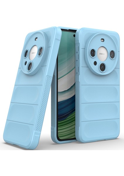 Huawei Mate 60 Pro Için Yumuşak Tpu Kaymaz Telefon Kılıfı - Mavi (Yurt Dışından)