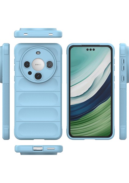 Huawei Mate 60 Pro Için Yumuşak Tpu Kaymaz Telefon Kılıfı - Mavi (Yurt Dışından)