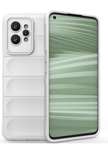 Realme Gt2 Pro Için Yumuşak Tpu Kaymaz Telefon Kılıfı - Beyaz (Yurt Dışından)