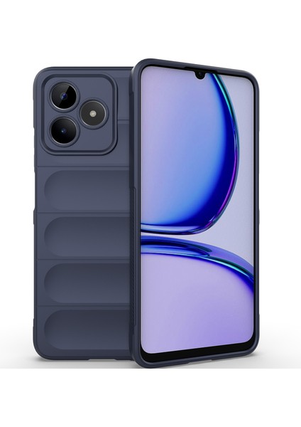 Realme C53 Için Yumuşak Tpu Kaymaz Telefon Kılıfı - Lacivert (Yurt Dışından)