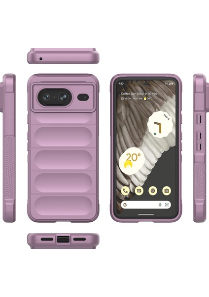 Google Pixel 8 Için Yumuşak Tpu Kaymaz Telefon Kılıfı - Mor (Yurt Dışından) fırsatları