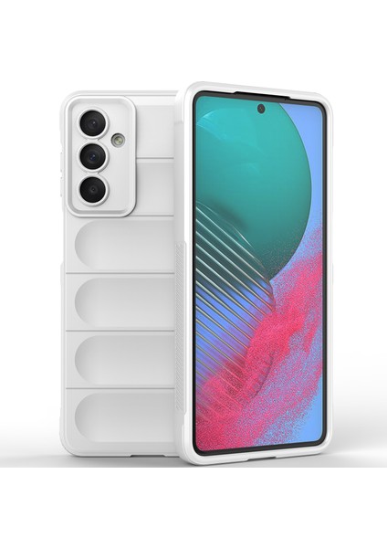Samsung Galaxy M54 5g Için Yumuşak Tpu Kaymaz Telefon Kılıfı - Beyaz (Yurt Dışından)