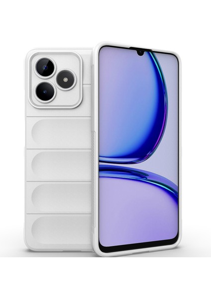 Realme C53 Için Yumuşak Tpu Kaymaz Telefon Kılıfı - Beyaz (Yurt Dışından)