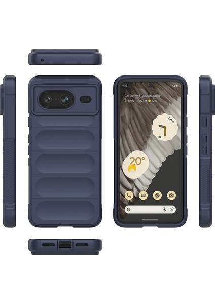 Google Pixel 8 Için Yumuşak Tpu Kaymaz Telefon Kılıfı - Lacivert (Yurt Dışından)