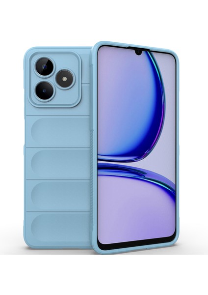 Realme C53 Için Yumuşak Tpu Kaymaz Telefon Kılıfı - Mavi (Yurt Dışından)