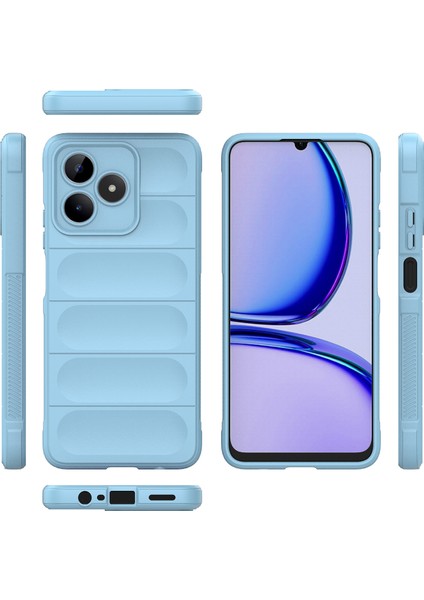 Realme C53 Için Yumuşak Tpu Kaymaz Telefon Kılıfı - Mavi (Yurt Dışından) modelleri