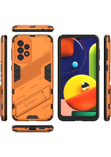 Samsung Galaxy A33 5g Için Sert Pc Tpu Hibrit Düşme Önleyici Stand Telefon Kılıfı - Turuncu (Yurt Dışından) fiyatları