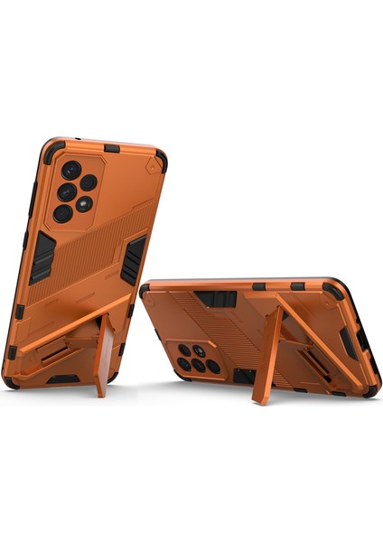 Samsung Galaxy A33 5g Için Sert Pc Tpu Hibrit Düşme Önleyici Stand Telefon Kılıfı - Turuncu (Yurt Dışından) fırsatları