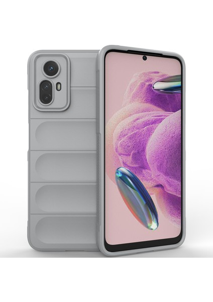 Xiaomi Redmi Note 12S Için Yumuşak Tpu Kaymaz Telefon Kılıfı - Gri (Yurt Dışından)