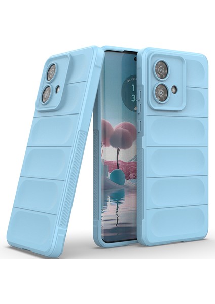 Motorola Edge 40 Neo Için Yumuşak Tpu Kaymaz Telefon Kılıfı - Mavi (Yurt Dışından)