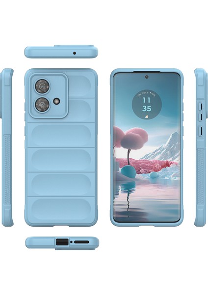 Motorola Edge 40 Neo Için Yumuşak Tpu Kaymaz Telefon Kılıfı - Mavi (Yurt Dışından) modelleri