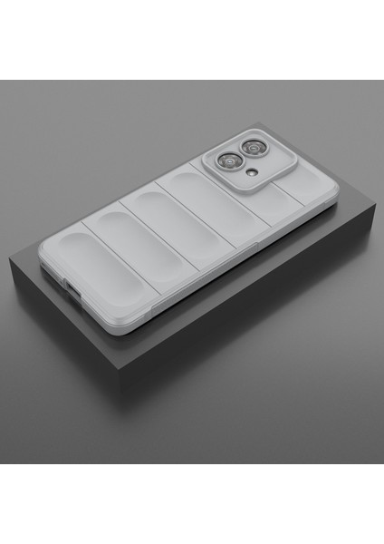 Motorola Edge 40 Neo Için Yumuşak Tpu Kaymaz Telefon Kılıfı - Gri (Yurt Dışından) modelleri