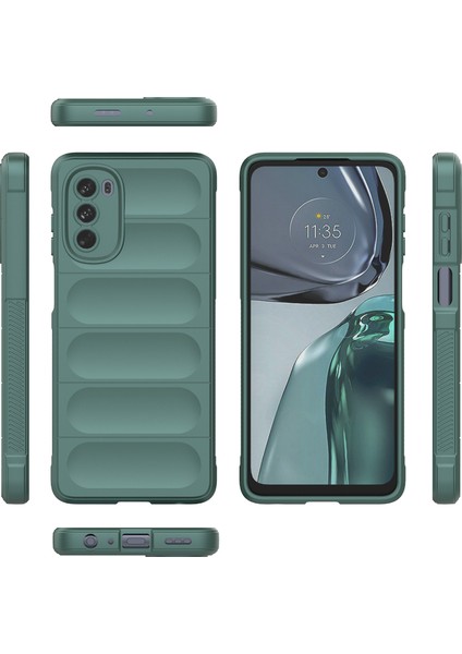 Motorola Moto G62 5g Için Yumuşak Tpu Kaymaz Telefon Kılıfı - Yeşil (Yurt Dışından) modelleri